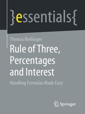 cover image of Rule of Three, Percentages and Interest